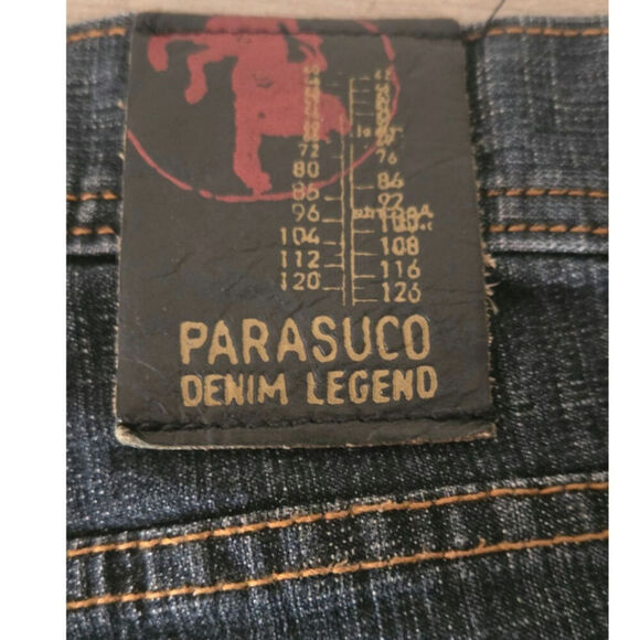 Parasuco Demin Legend Men's Size 34 Dark Wash Jeans - Picture 6 of 10